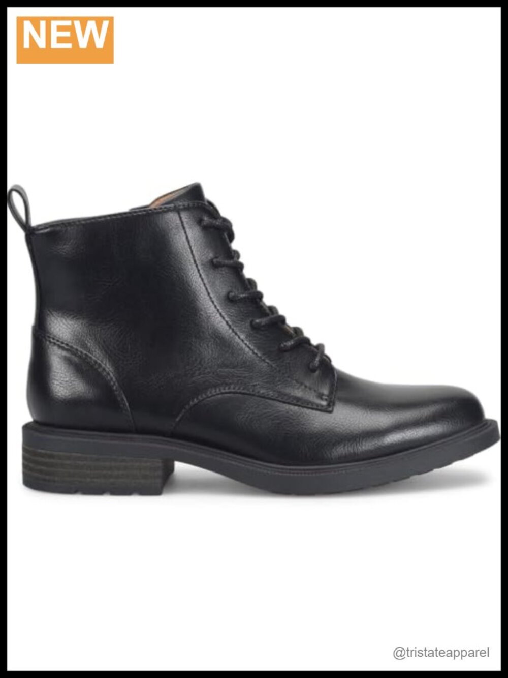 Eurosoft Bindi Ankle Boots - Block Heel, Round Toe, Inside Zipper